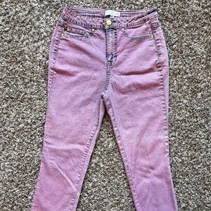 Nicki Minaj Skinny Regular Pink Jeans, Girls SIZE 9/10